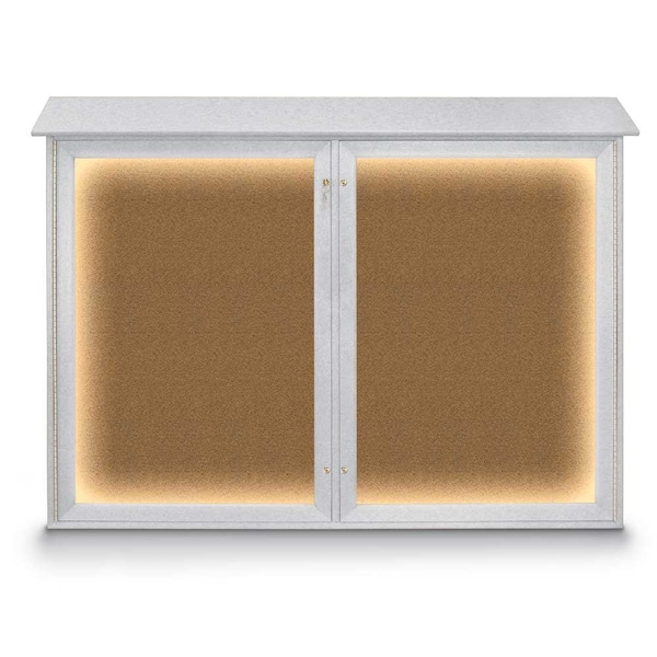 Open Faced Traditional Corkboard, 72x48"